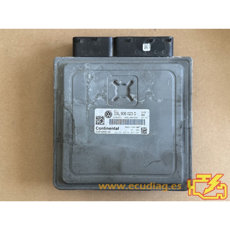 ECU CONTINENTAL SIMOS PCR2.1 5WP42895AA VW POLO V (6R) 1.6 TDI 66KW 90CV CAYB 03L906023D / SW 03L906023D 9972 - CASM2M00.DAT ECU CONTINENTAL SIMOS PCR2.1 5WP42895AA VW POLO V (6R) 1.6 TDI 66KW 90CV CAYB 03L906023D / SW 03L906023D 9972 - CASM2M00.DAT