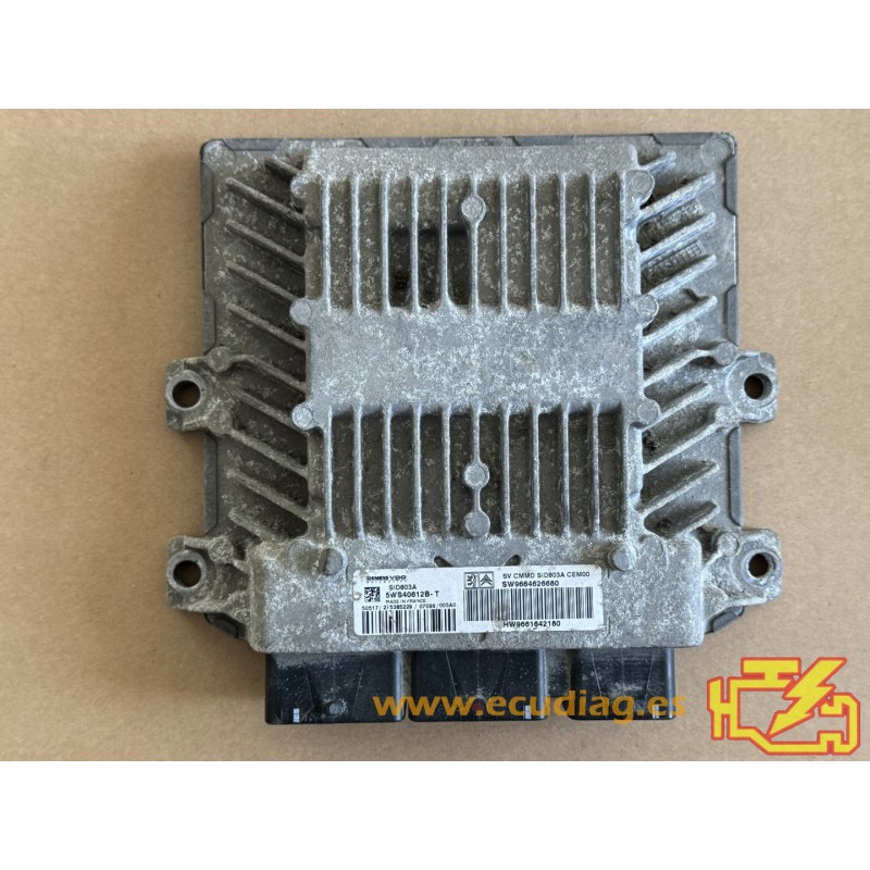 ECU SIEMENS VDO SID803A 5WS40612B-T JUMPY / EXPERT / SCUDO 2.0 HDI 136CV HW 9661642180 SW 9664626680 - CON INMOVILIZADOR ANULADO ECU SIEMENS VDO SID803A 5WS40612B-T JUMPY / EXPERT / SCUDO 2.0 HDI 136CV HW 9661642180 SW 9664626680 - CON INMOVILIZADOR ANULADO