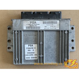 ECU SAGEM S2PM-370 221584230-3 CITROEN C3 I 1.4i 55KW 75CV L4 8V KFV HW 9642222380 SW 9650825280 - CON INMOVILIZADOR ANULADO