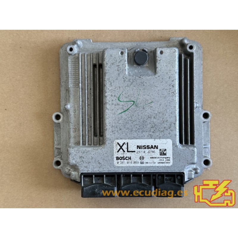 ECU BOSCH EDC16CP33-6.7 0281014859 NISSAN QASHQAI I (J10) 2.0 DCI 110KW 150HP L4 16V M9R 23710JD78E / SW 23710EY34B - 1037537827 ECU BOSCH EDC16CP33-6.7 0281014859 NISSAN QASHQAI I (J10) 2.0 DCI 110KW 150HP L4 16V M9R 23710JD78E / SW 23710EY34B - 1037537827