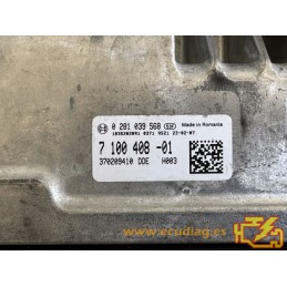 ECU BOSCH MD1CS001 0281039568 BMW G30 520D VII HYBRID 2.0D 140KW 190HP L4 16V B47D20B AT 7100408