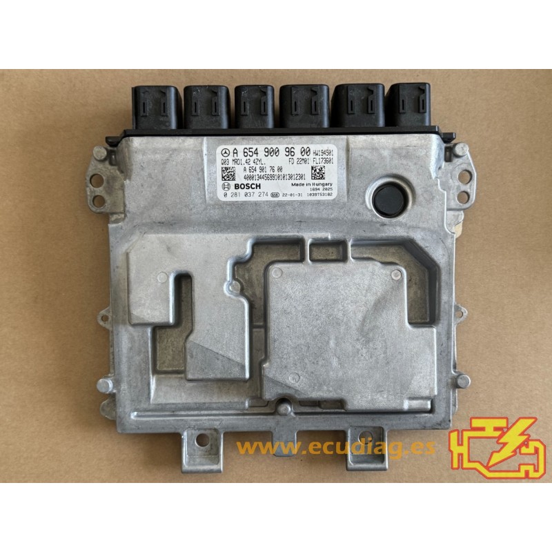 ECU BOSCH MD1CP001 0281037274 MERCEDES A6549009600