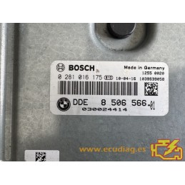 ECU BOSCH EDC17C41-4.17 0281016175 BMW E90 320D V 2.0D 135KW 184CV 16V N47D20C AT 8506566 13618506566 / SW 8519771 - 1037522660