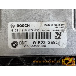 ECU BOSCH EDC17C50-3.51 0281019679 BMW F20 118D II 2.0D 105KW 143CV L4 16V N47D20C MT 8573258 / SW 00000A10152383 - 1037528413