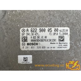 ECU BOSCH EDC17C66-4.50 0281031326 MERCEDES W447 VITO III 1.6 CDI 84KW 114HP R9M 622951 A6229000500 / SW 6229032701 - 10SW052333