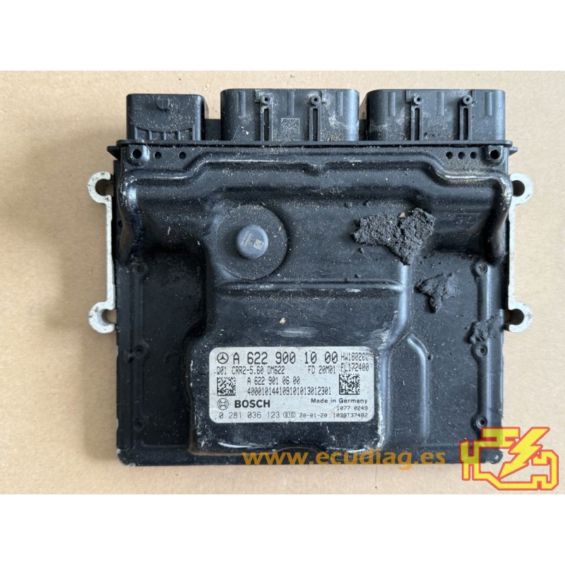 ECU BOSCH MD1CS006 0281036123 MERCEDES W447 VITO III 1.7 CDI 75KW 102CV L4 16V R9N 622851 MT A6229001000 / SW 10SW054483 ECU BOSCH MD1CS006 0281036123 MERCEDES W447 VITO III 1.7 CDI 75KW 102CV L4 16V R9N 622851 MT A6229001000 / SW 10SW054483