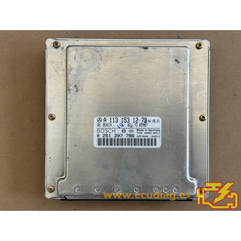 ECU MOTOR BOSCH ME2.8 0261207786 MERCEDES A1131531279