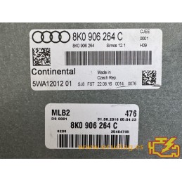ECU MOTOR CONTINENTAL SIMOS 12.1 5WA1201201 AUDI 8K0906264 / SW 8K0906264C 0001