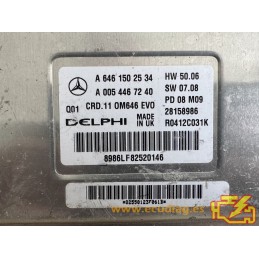 ECU MOTOR DELPHI CRD.11 28158986 R0412C031K MERCEDES A6461502534 A0054467240