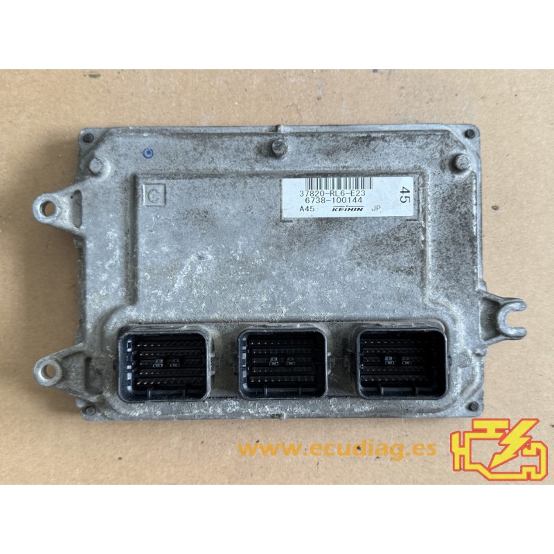 ECU KEIHIN 6738-100144 HONDA ACCORD VIII 2.4i 148KW 200HP L4 16V K24Z3 37820-RL6-E23 ECU KEIHIN 6738-100144 HONDA ACCORD VIII 2.4i 148KW 200HP L4 16V K24Z3 37820-RL6-E23