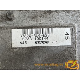ECU KEIHIN 6738-100144 HONDA ACCORD VIII 2.4i 148KW 200HP L4 16V K24Z3 37820-RL6-E23