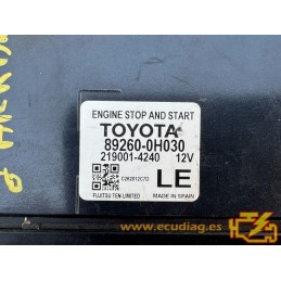 MÓDULO START STOP FUJITSU TEN LIMITED 219001-4240 TOYOTA 89260-0H030