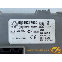 BCM DELPHI 28340960 OPEL COMBO III 00519217600