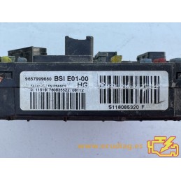 BSI E01-00 SIEMENS S118085320F BERLINGO I / PARTNER I (M59) 9657999680 HG - SW 9665189380 / 18.02 / 1802 - VIRGEN