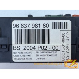 BSI 2004 P02-00 VALEO A12272 PEUGEOT 308 I (T7) 9663798180 / SW 9667085080 - VIRGIN