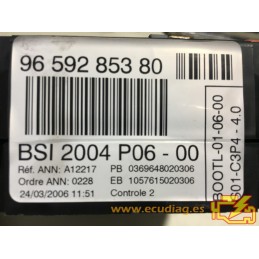 BSI 2004 P06-00 VALEO A12217 PEUGEOT 207 I (A7) 9659285380 / SW 9662874780 - VIRGEN