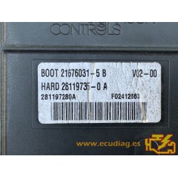 BSI 2004 H01-01 JOHNSON CONTROLS 281197280A CITROEN C4 PICASSO 9663510180 / SW 9663697580 - VIRGEN