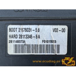 BSI 2004 H05-01 JOHNSON CONTROLS 281148373A PEUGEOT 307 I SW (T6) 9660105980 / SW 9662148580 - VIRGEN