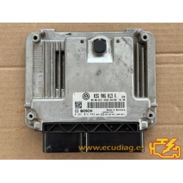 ECU BOSCH EDC17U01-4.41 0281014883 SEAT IBIZA IV (6J) 1.9 TDI 77KW 105HP L4 8V BLS MT 03G906013K / SW 2940 - 1037395434