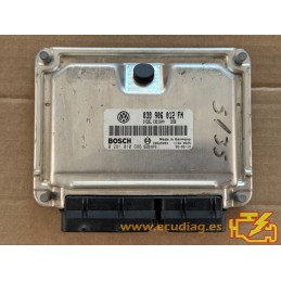 ECU BOSCH EDC15VM+ 2.V1 0281010686 SEAT LEON I (1M) 1.9 TDI 90HP 038906012FN / SW 3358 - 1037360533 - WITH DISABLED IMMOBILIZER