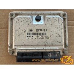 ECU BOSCH EDC15VM+2.V1 0281010174 VW GOLF IV (1J) 1.9 SDI 70CV 038906012BF / SW  2502 - 1037350927 - CON INMOVILIZADOR ANULADO