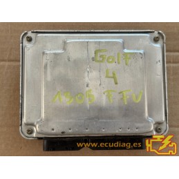 ECU BOSCH EDC15VM+2.V1 0281010174 VW GOLF IV (1J) 1.9 SDI 70CV 038906012BF / SW  2502 - 1037350927 - CON INMOVILIZADOR ANULADO