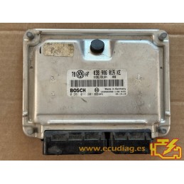 ECU BOSCH EDC15P+22.3.2 0281011201 VW PASSAT 1.9 TDI 96KW 130CV 038906019KE / SW 4898 - 1037366297 - CON INMOVILIZADOR ANULADO