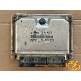 ECU BOSCH EDC15P+22.3.2 0281011065 VW NEW BETTLE 1.9 TDI 100CV 038906019DD / SW 1502 - 1037351915 - CON INMOVILIZADOR ANULADO