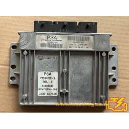 ECU SAGEM S2PM-380 21584228-3 CITROEN C3 I 1.1i 44KW 60HP HW 642222380 SW 9650825180 - WITH DISABLED IMMOBILIZER