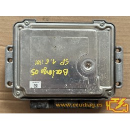 ECU BOSCH EDC16C34-4.11 0281012620 CITROEN BERLINGO 1.6 HDI 75HP 9665594380 / SW 9665594380 - 1037391702 - WITH DISABLED IMMO