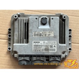 BOSCH EDC16C34-2.50 0281011783 PEUGEOT 206 1.4 HDI 68CV 9658556780 / SW 1037372285 - WITH DISABLED IMMOBILIZER