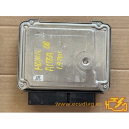 ECU BOSCH EDC16U34-3.41 0281013282 SEAT ALTEA 1.9 TDI 77KW 105HP 03G906021LN / SW 8550 - 1037379719 - WITH DISABLED IMMOBILIZER