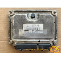ECU BOSCH ME7.5.10 0261206031 SEAT IBIZA II / CORDOBA I (6K) 1.4i 60HP 6K0906032C / SW S066 - 1037352066 - WITH DISABLED IMMO