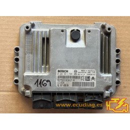 ECU BOSCH EDC16C34-2.50 0281011785 CITROEN C3 1.4 HDI 68CV 9656709880 / SW 9656709880 - 1037371531 - CON INMOVILIZADOR ANULADO