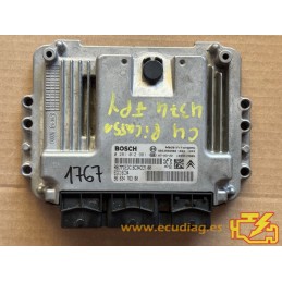 ECU BOSCH EDC16C34-4.11 0281012981 CITROEN C4 PICASSO 1.6 HDI 110HP 9663476380 / SW 9665369980 - 1037389516 - WITH DISABLED IMMO