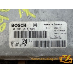 ECU BOSCH EDC15C2-10.1 0281010880 LANCIA PHEDRA I 2.2 JTD 130CV 9648268180 / SW 1037368404 - CON INMOVILIZADOR ANULADO
