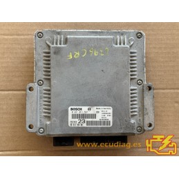 ECU BOSCH EDC15C2-11.1 0281011521 CITROEN XSARA PICASSO I 2.0 HDI 90HP 9651593480 / SW 1037369504 - WITH DISABLED IMMOBILIZER