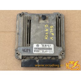 ECU BOSCH EDC16U1-5.41 0281011478 VW GOLF V (1K) 1.9 TDI 105HP 03G906016B / SW 5645 - 1037369564 - WITH DISABLED IMMOBILIZER