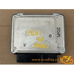ECU BOSCH EDC16U34-3.42 0281012390 VW CADDY III (2K) 1.9 TDI 105CV 03G906021AQ / SW 7872 1037377585 - CON INMOVILIZADOR ANULADO