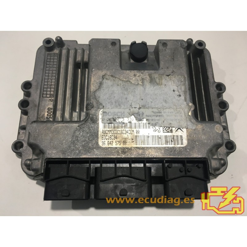 BOSCH EDC16C34-4.11 0281013332 PEUGEOT 307 I 1.6 HDI 110HP 9664257580 / SW 9665053480 - 1037386141 - WITH DISABLED IMMOBILIZER BOSCH EDC16C34-4.11 0281013332 PEUGEOT 307 I 1.6 HDI 110HP 9664257580 / SW 9665053480 - 1037386141 - WITH DISABLED IMMOBILIZER