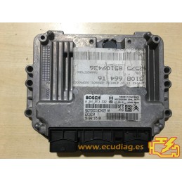 BOSCH EDC16C34-4.11 0281013332 PEUGEOT 307 I 1.6 HDI 110HP 9664257580 / SW 9665053480 - 1037386141 - WITH DISABLED IMMOBILIZER