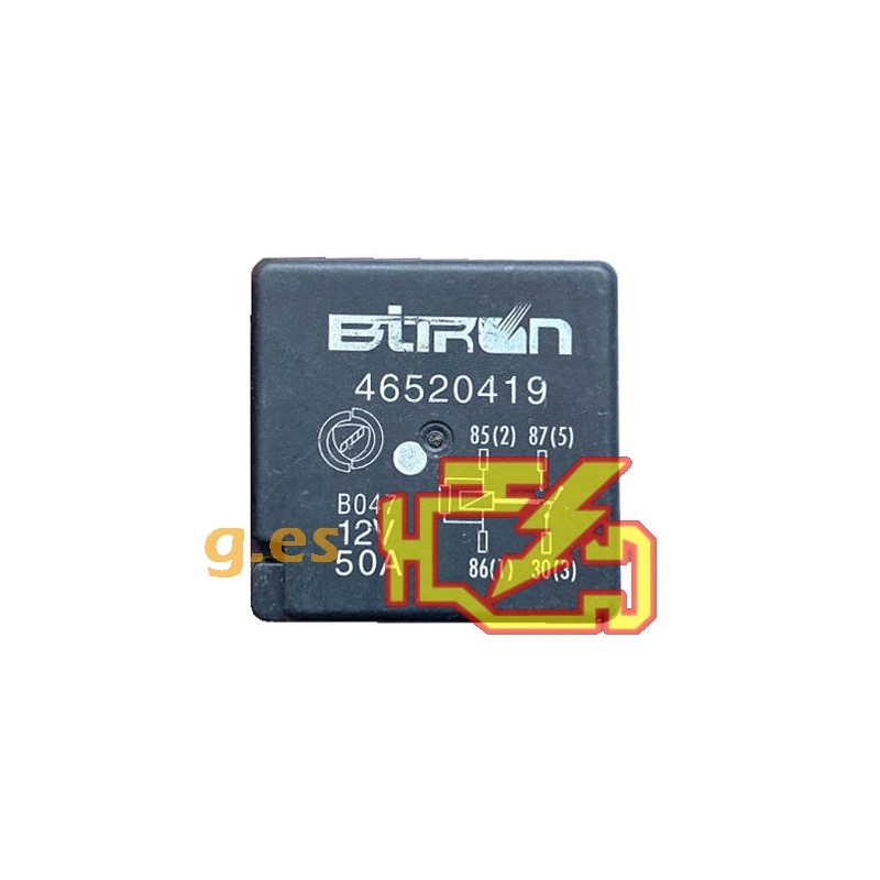 RELAY BITRON FIAT / ALFA / LANCIA 46520419 12V 50A - REFURBISHED RELAY BITRON FIAT / ALFA / LANCIA 46520419 12V 50A - REFURBISHED