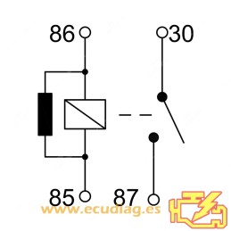 RELÉ TYCO V23134-J55-X229 FIAT / ALFA / LANCIA 46520439 12V 50A - REACONDICIONADO