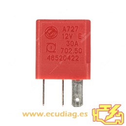 RELAY FIAT / ALFA / LANCIA 46520422 12V 30A - REFURBISHED