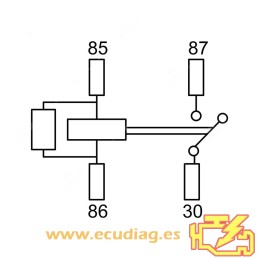 RELÉ BITRON / OMRON FIAT / ALFA / LANCIA 46520411 12V 20A - REACONDICIONADO