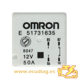 RELAY BITRON FIAT / ALFA / LANCIA 51731635 12V 50A - REFURBISHED