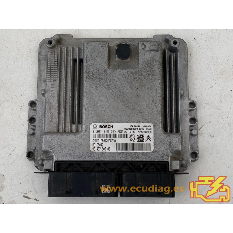 ECU BOSCH MG1CS042 0261S1067V PSA 9849790380