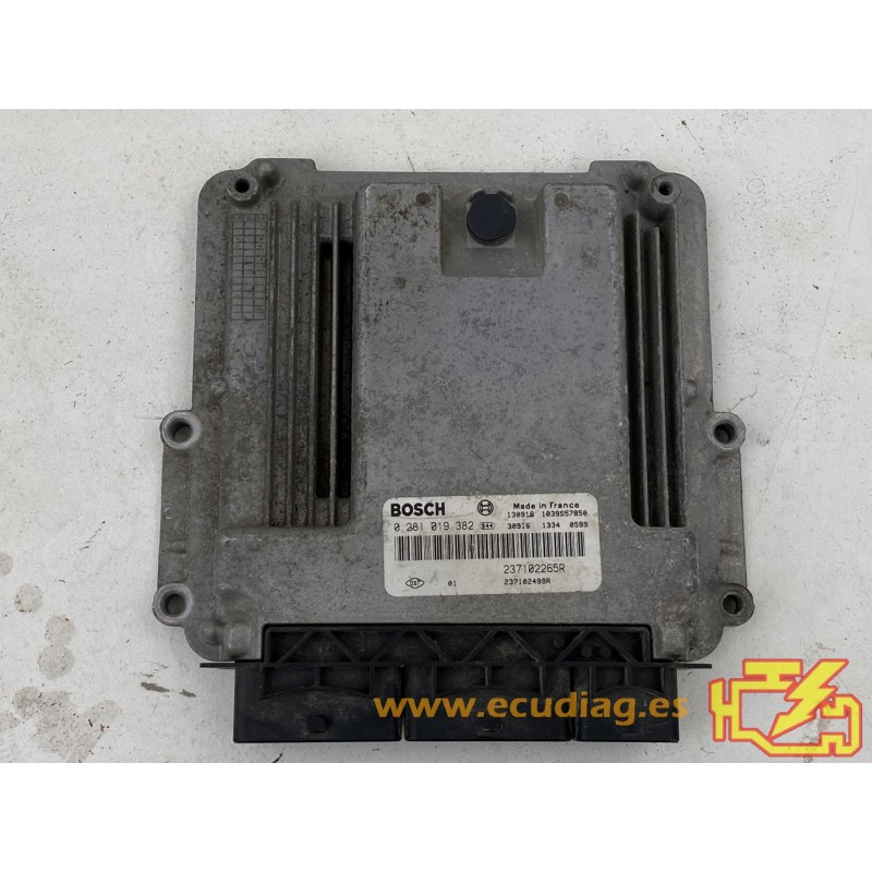 BOSCH EDC17C42-3.21 0281019382 RENAULT 237102499R 237102265R - VIRGEN