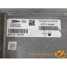 ENGINE ECU VALEO V50 V29030399A DACIA LOGAN II 1.6i 237102803R 237103009R