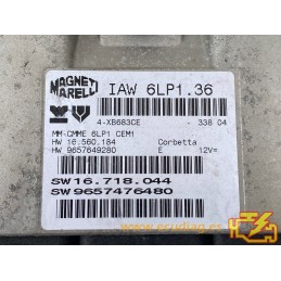 MAGNETI MARELLI IAW 6LP1.36 HW 16.560.184 SW 16.718.044 CITROEN C4 HW 9657649280 SW 9657476480 / WITH IMMO OFF